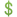 Heavy Dollar Sign on Google Android 8.0